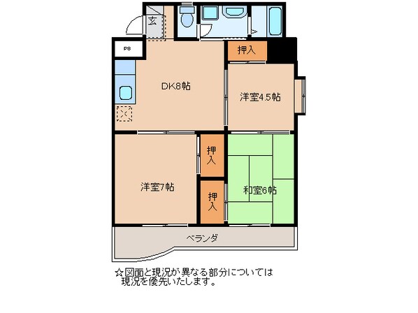 中津駅 徒歩10分 3階の物件間取画像